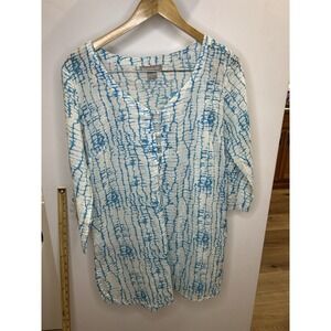 Peppermint Bay Sky Blue Dress/Coverup Womens Size M